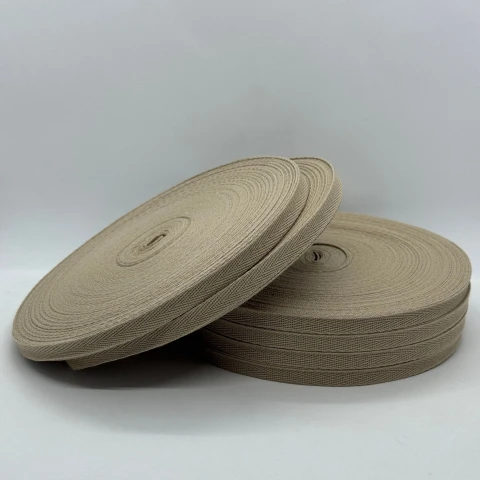 Стрічка кіпер 1 см (40) (40м.), 2201 темно жовто-брунатний