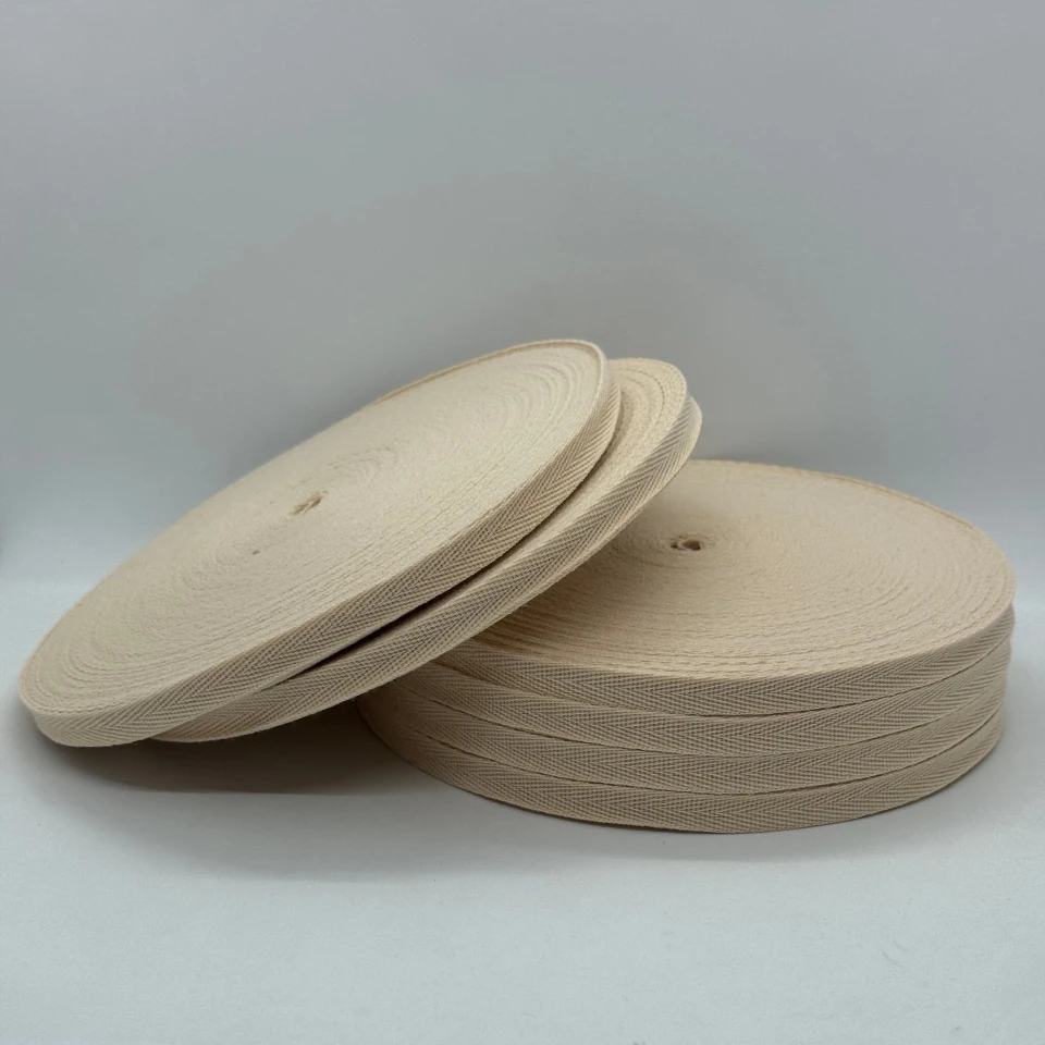 Стрічка кіпер 1 см (40) (40м.), 2334 світлий пудровий