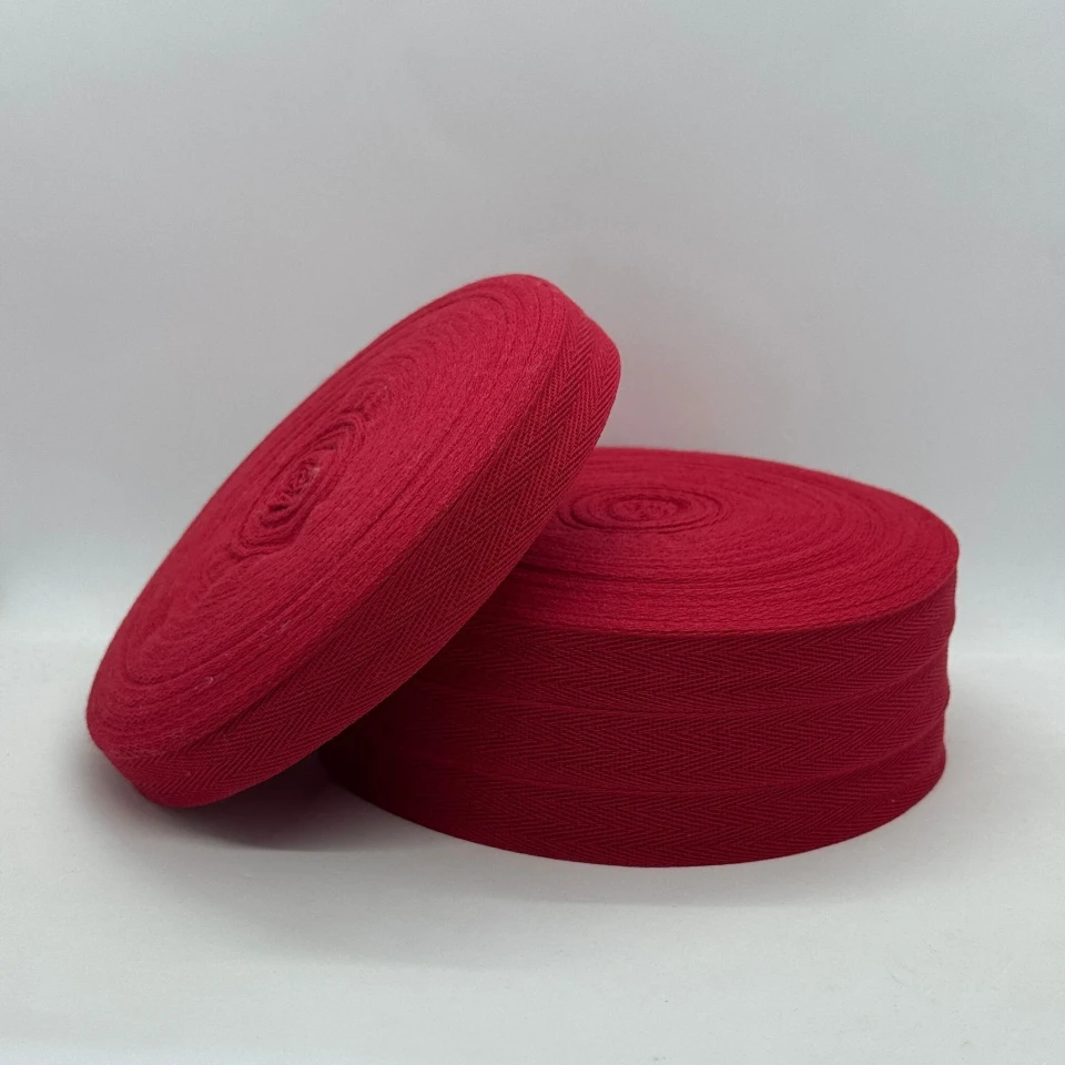 Стрічка кіпер 2 см (20) (40м.), 2213 темний червоний