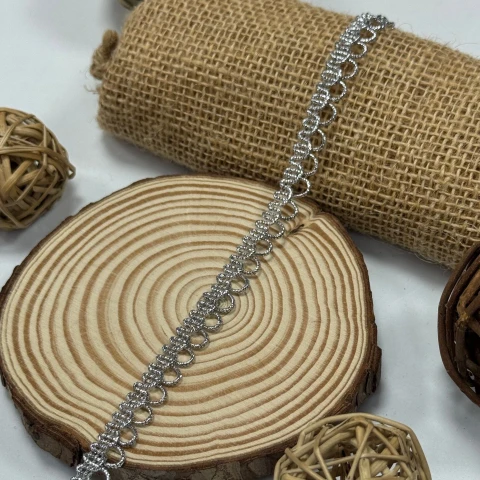 Тасьма люрекс 9600 (20 ярдів/18,28 м.), срібло