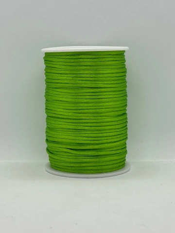 Атласная корсетная тесьма 2.3 мм (100 ярдов/91,44 м.), 51 зелена спаржа