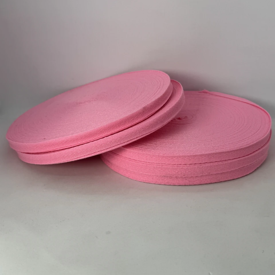 Стрічка кіпер 1 см (40) (40м.), 2031 ярко-рожевий