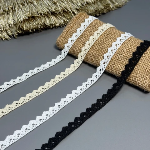 Мереживо макраме 6073-4 1,5 см.(300 ярдів/274,3 м.), білий