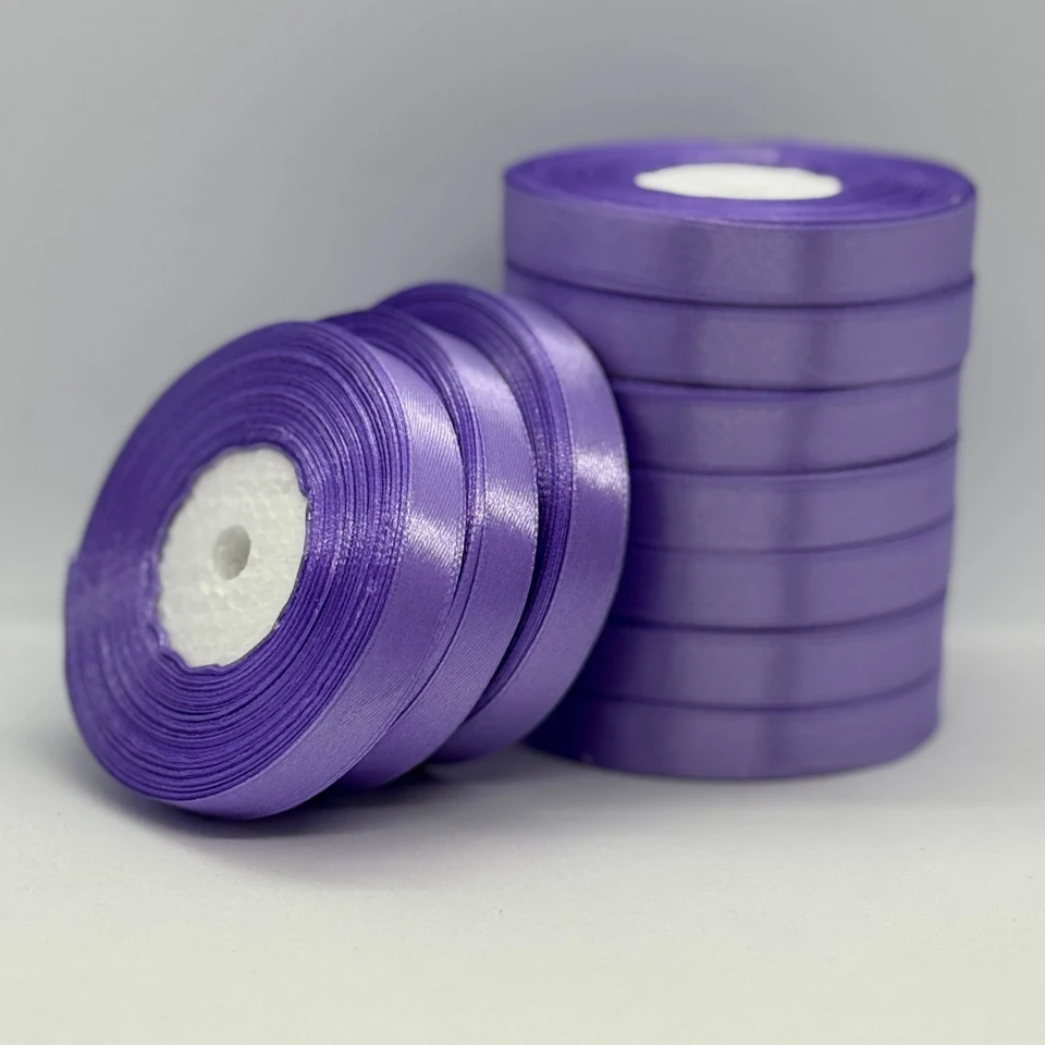 Стрічка атласна 1.2 см (10*36 ярдів), 21 сапфіровий