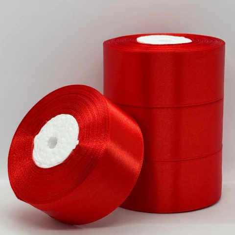 Стрічка атласна 4 см (5*36 ярдів) , 26 вишевий