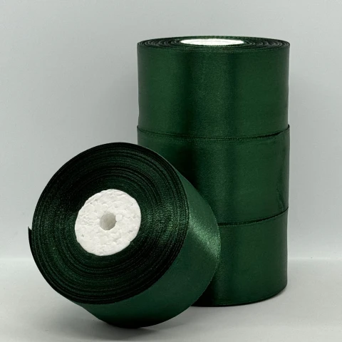 Стрічка атласна 5 см (4*36 ярдів), 128 зелений цитрус