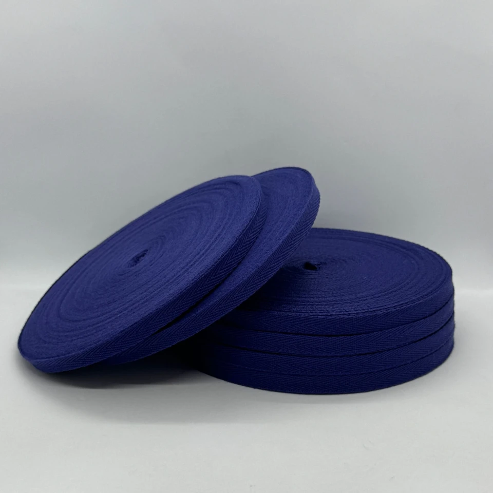 Стрічка кіпер 1 см (40) (40м.), 2303 темно синій