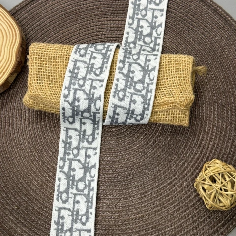 Лампас трикотажний D#2 4 см (50 м), C:5 світло сірий