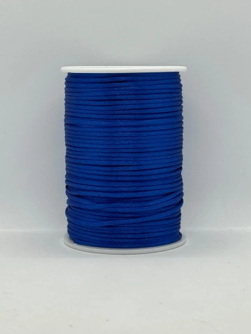 Атласная корсетная тесьма 2.3 мм (100 ярдов/91,44 м.), 35 электрик