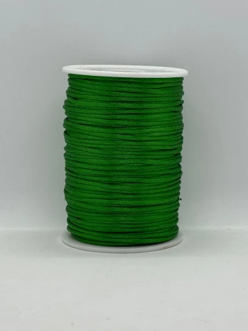 Атласная корсетная тесьма 2.3 мм (100 ярдов/91,44 м.), 52 зеленый