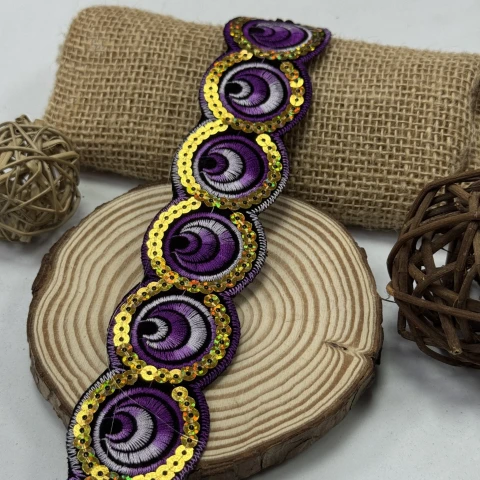 Тасьма клейова 8191 (4.8 м), фіолетовий