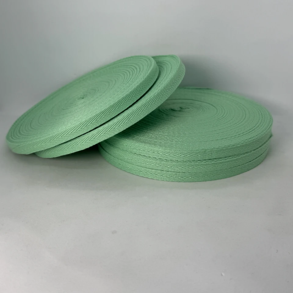 Стрічка кіпер 1 см (40) (40м.), 2090 Аквамариновий