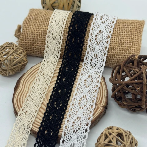 Мереживо макраме 6006 3 см.(200 ярдів/182,8 м.), білий