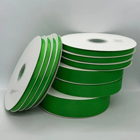 Стрічка репс 2,5 см (12*100 ярдів/91 м.), 1019 зелений