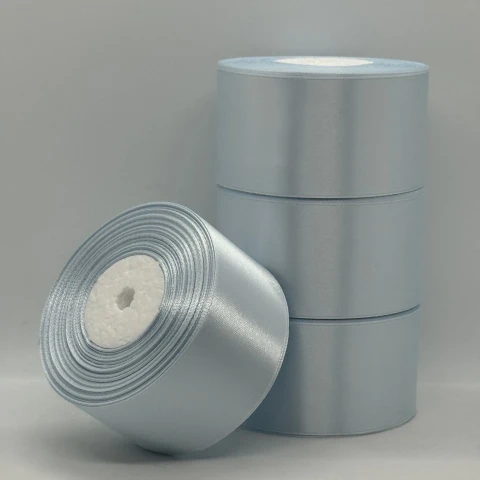 Стрічка атласна 5 см (4*36 ярдів), 178 світло сірий