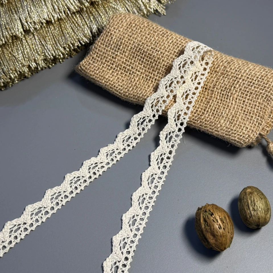 Кружево макраме 11-2 2 см.(200 ярдов/182,8 м.), бежевый