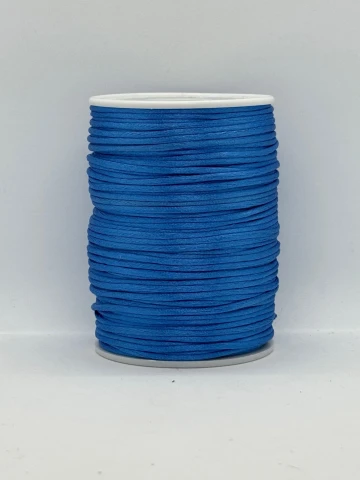 Атласная корсетная тесьма 2.3 мм (100 ярдов/91,44 м.), 36 голубой