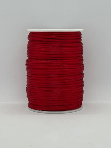 Атласная корсетная тесьма 2.3 мм (100 ярдов/91,44 м.), 96 бордовый