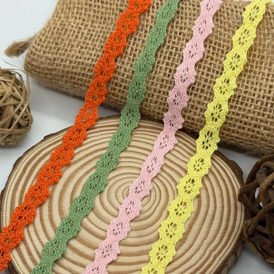 Мереживо макраме А6067 1 см.(300 ярдів/274,3 м), жовтий