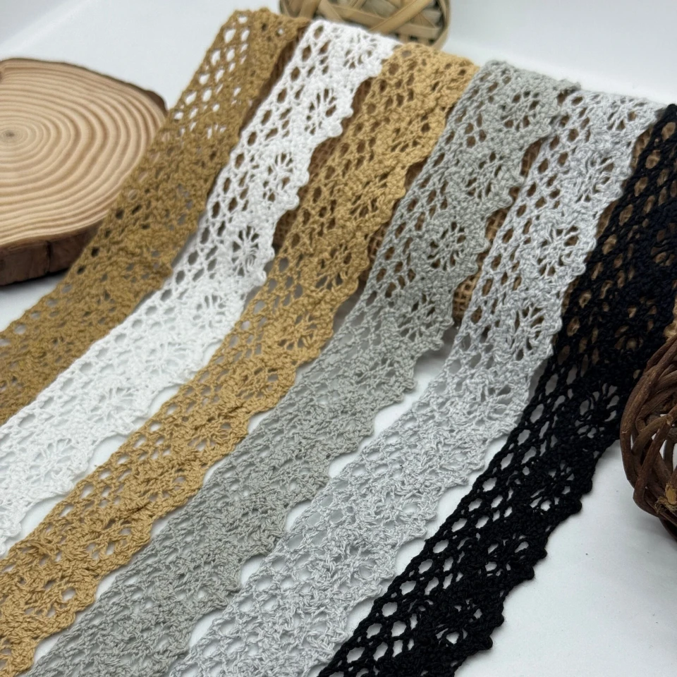 Мереживо макраме 8449 2,8 см (200 ярдів/182 м.), білий