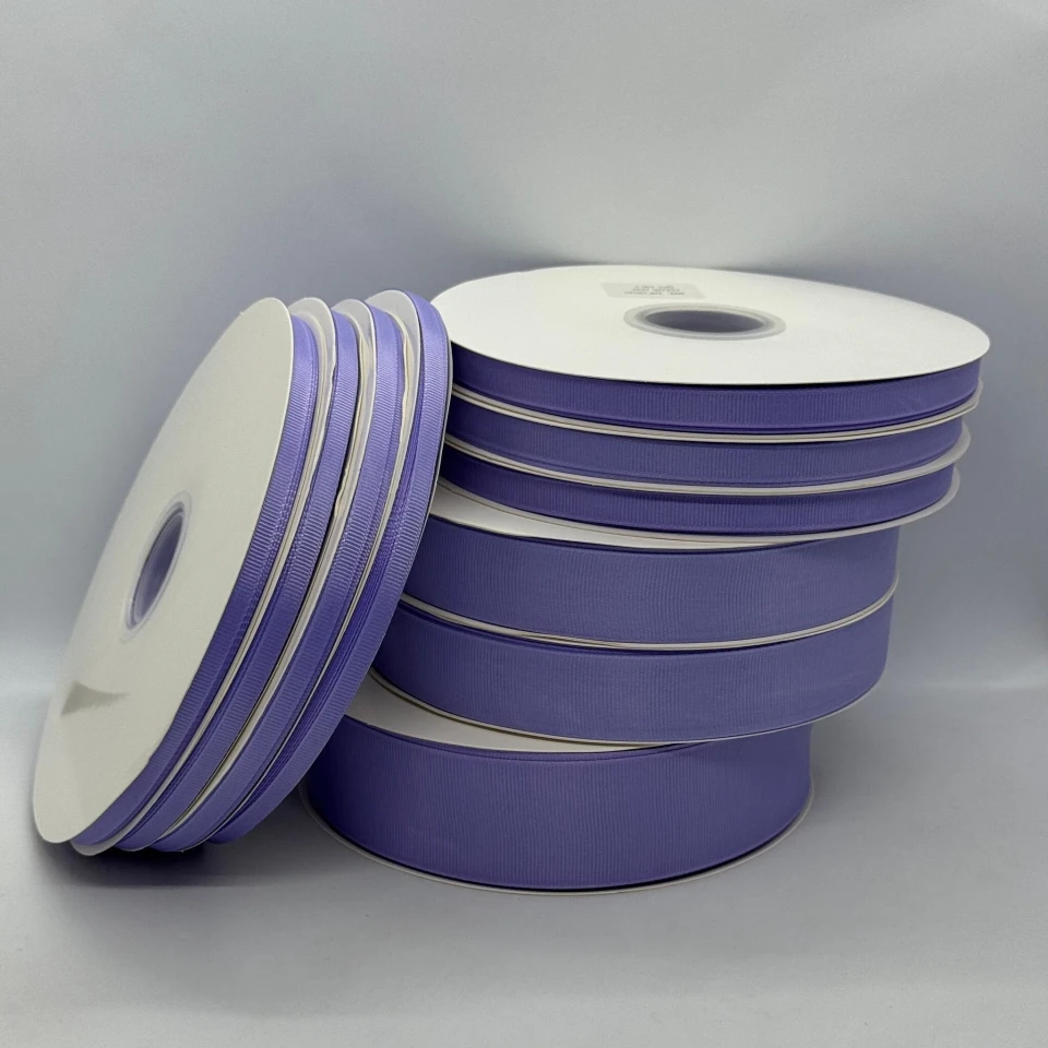 Стрічка репс 2,5 см (12*100 ярдів/91 м.), 1021 фіалковий