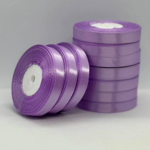 Стрічка атласна 1.2 см (10*36 ярдів), 45 фіолетовий