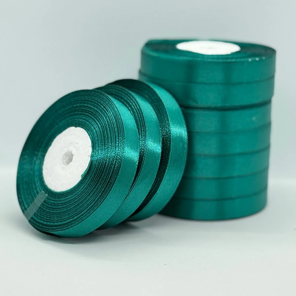 Стрічка атласна 1.2 см (10*36 ярдів), 126 морхвиля