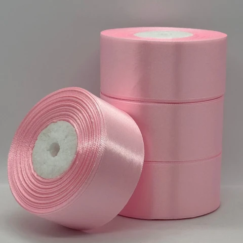 Стрічка атласна 4 см (5*36 ярдів) , 04 французька троянда