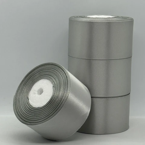 Стрічка атласна 5 см (4*36 ярдів), 179 сірий