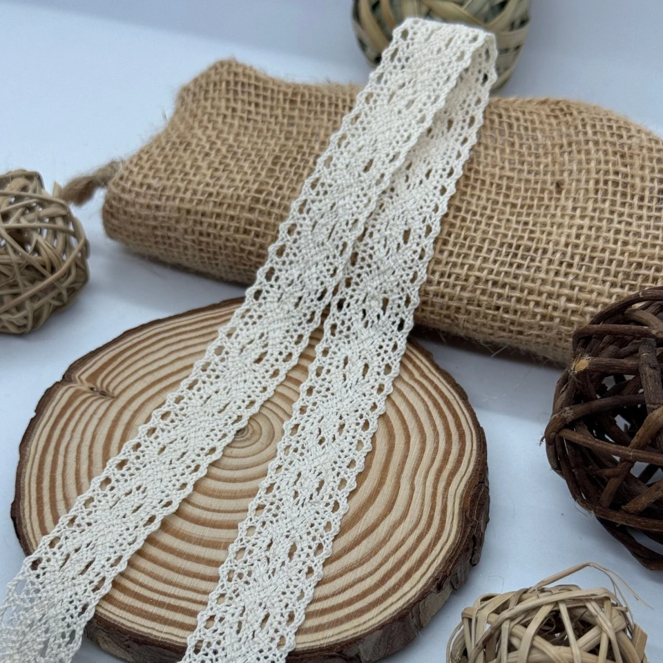 Мереживо макраме 6006 3 см.(200 ярдів/182,8 м.), молочний