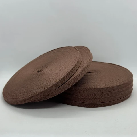 Стрічка кіпер 1 см (40) (40м.), 2170 темний коричневий