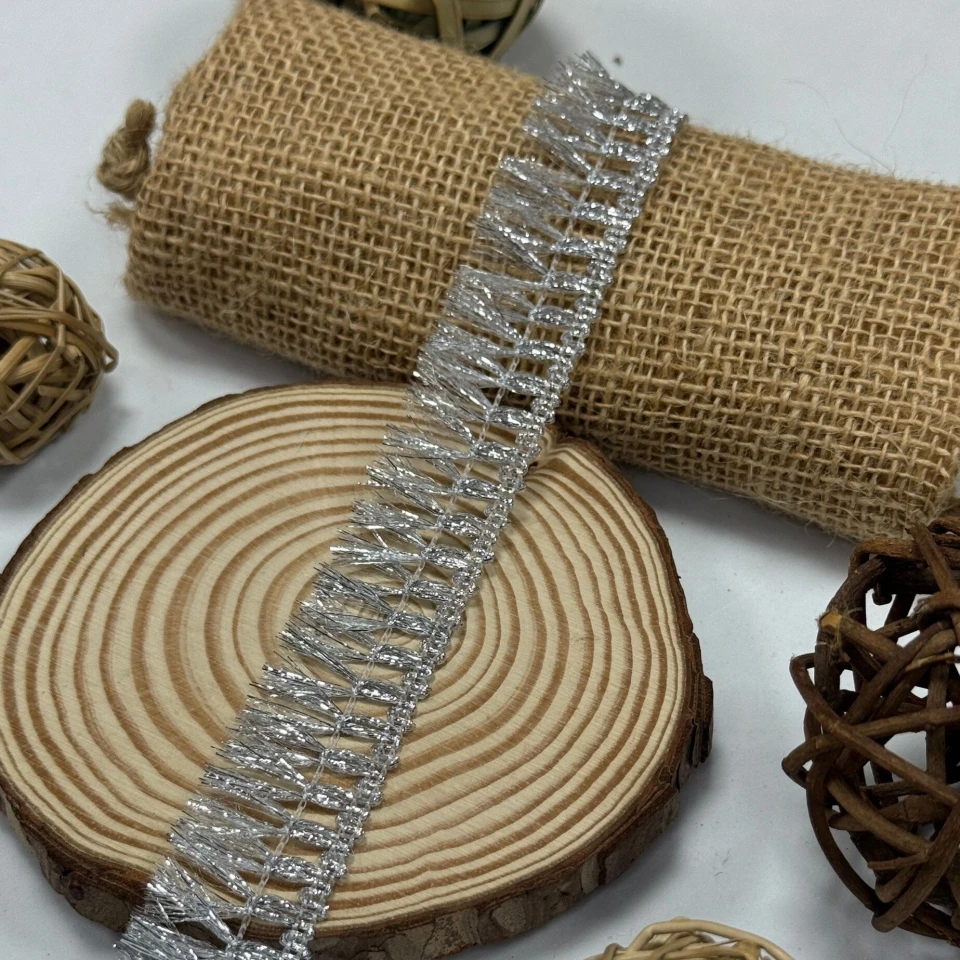 Тасьма люрекс 11188 (20 ярдів/18,28 м.), срібло