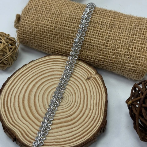 Тасьма люрекс 8794 (20 ярдів/18,28 м.), срібло