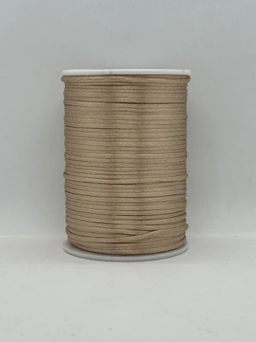 Атласная корсетная тесьма 2.3 мм (100 ярдов/91,44 м.), 18 бежевый