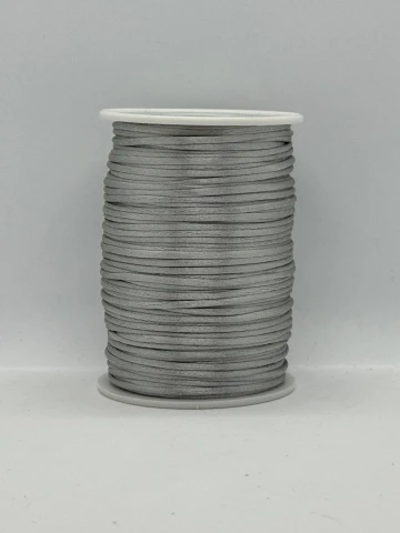 Атласная корсетная тесьма 2.3 мм (100 ярдов/91,44 м.), 74 серый