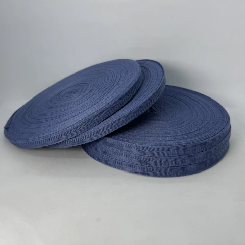 Стрічка кіпер 1 см (40) (40м.), 2128 насичений пурпурово-синій