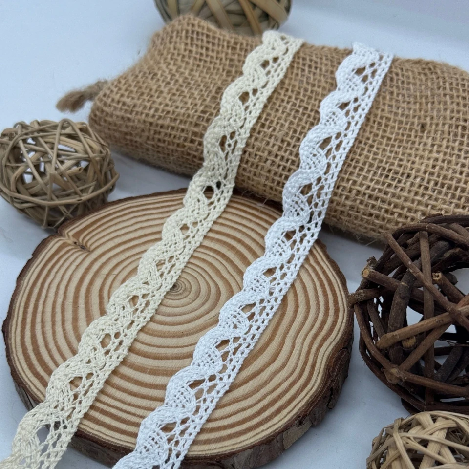 Мереживо макраме 7623 1,5 см (200 ярдів/182,8 м.), білий