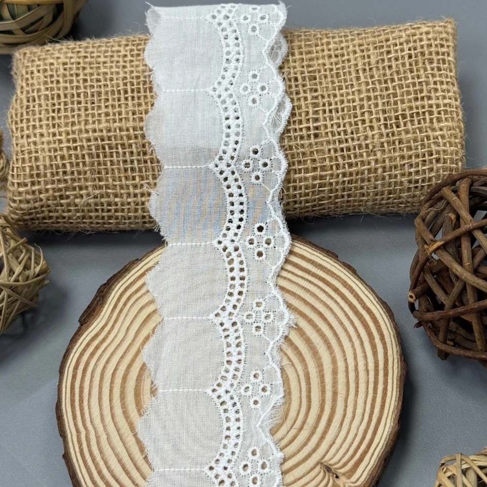 Мереживо прошва А13 3 см.(15 ярдів/13,7 м.), білий