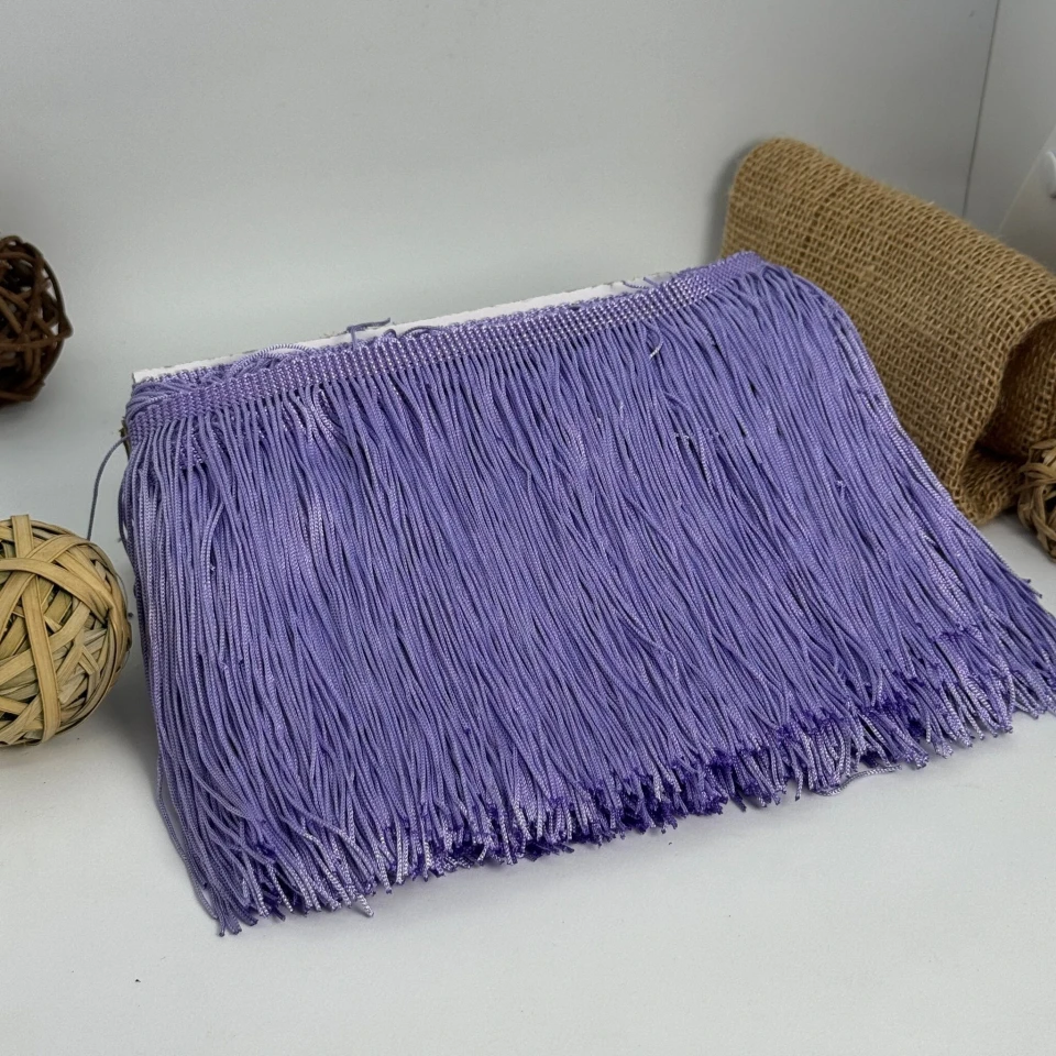 Бахрома танцевальная локшина 15 см (10 ярдов), 21 фиолетовый