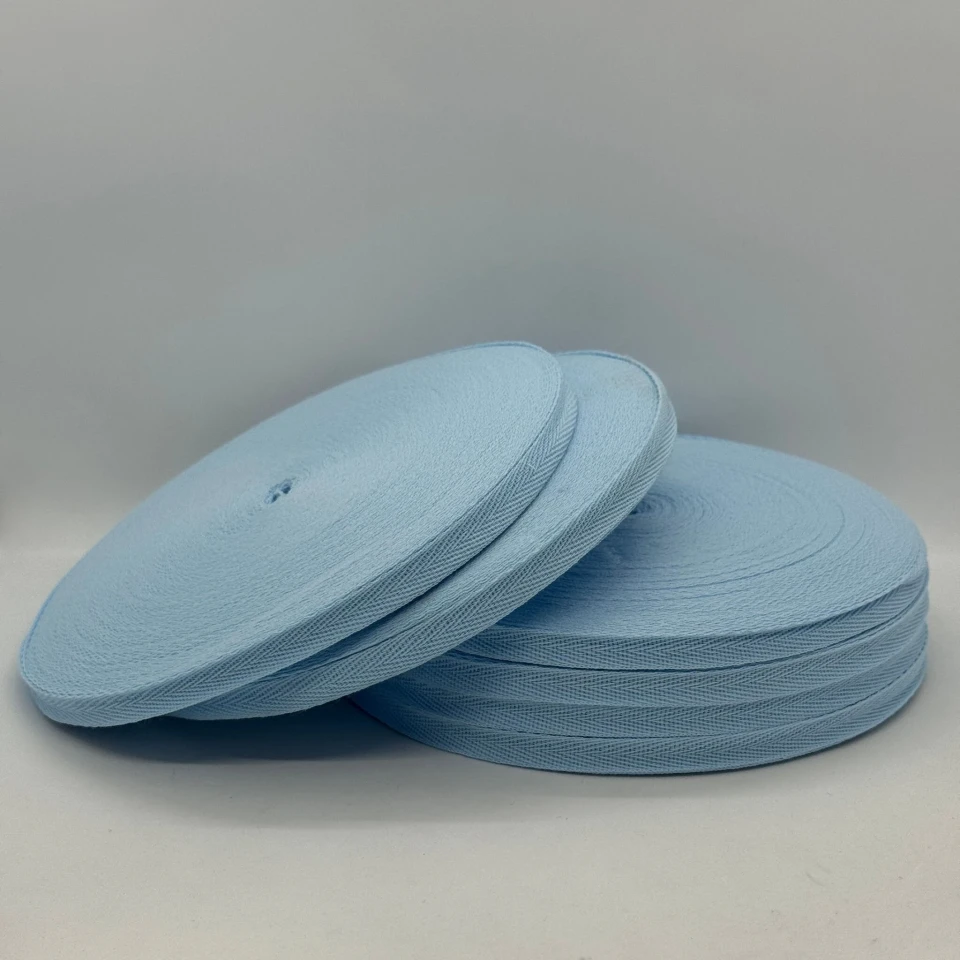 Стрічка кіпер 1 см (40) (40м.), 2122 світлий небесний