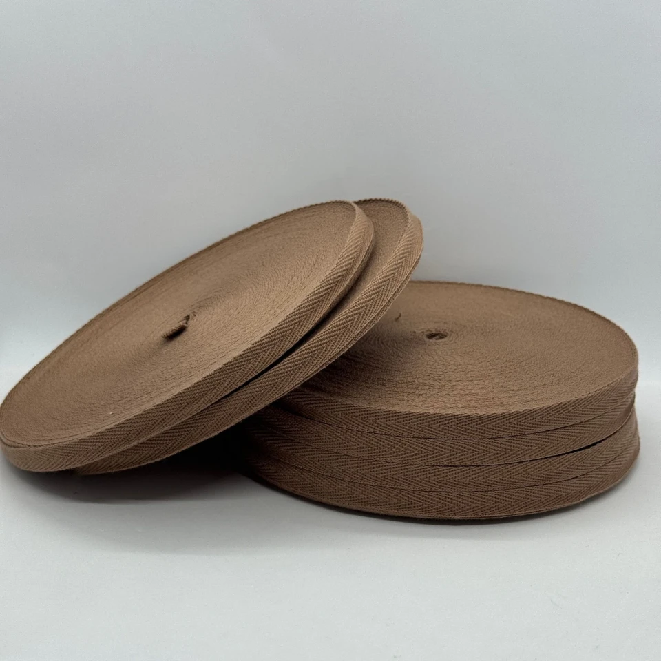 Стрічка кіпер 1 см (40) (40м.), 2202 капучіно