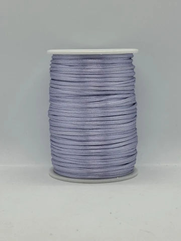 Атласная корсетная тесьма 2.3 мм (100 ярдов/91,44 м.), 99 светлый фиолетовый