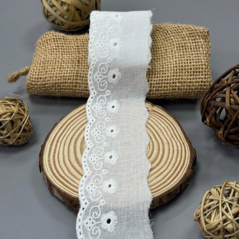 Мереживо прошва  8070 (150 ярдів/137,16 м.), Білий