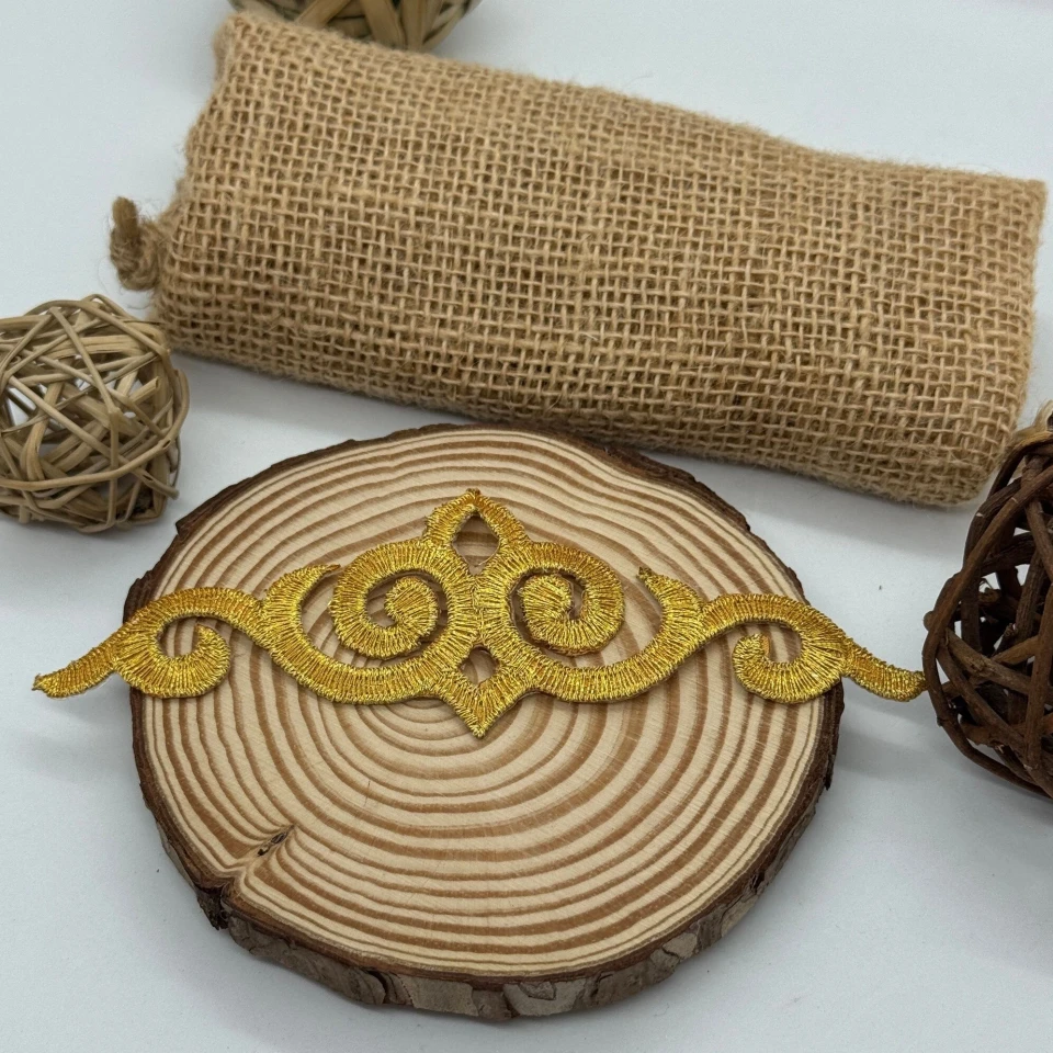 Аплікація клейова люрекс 2379 (20 шт.), золото