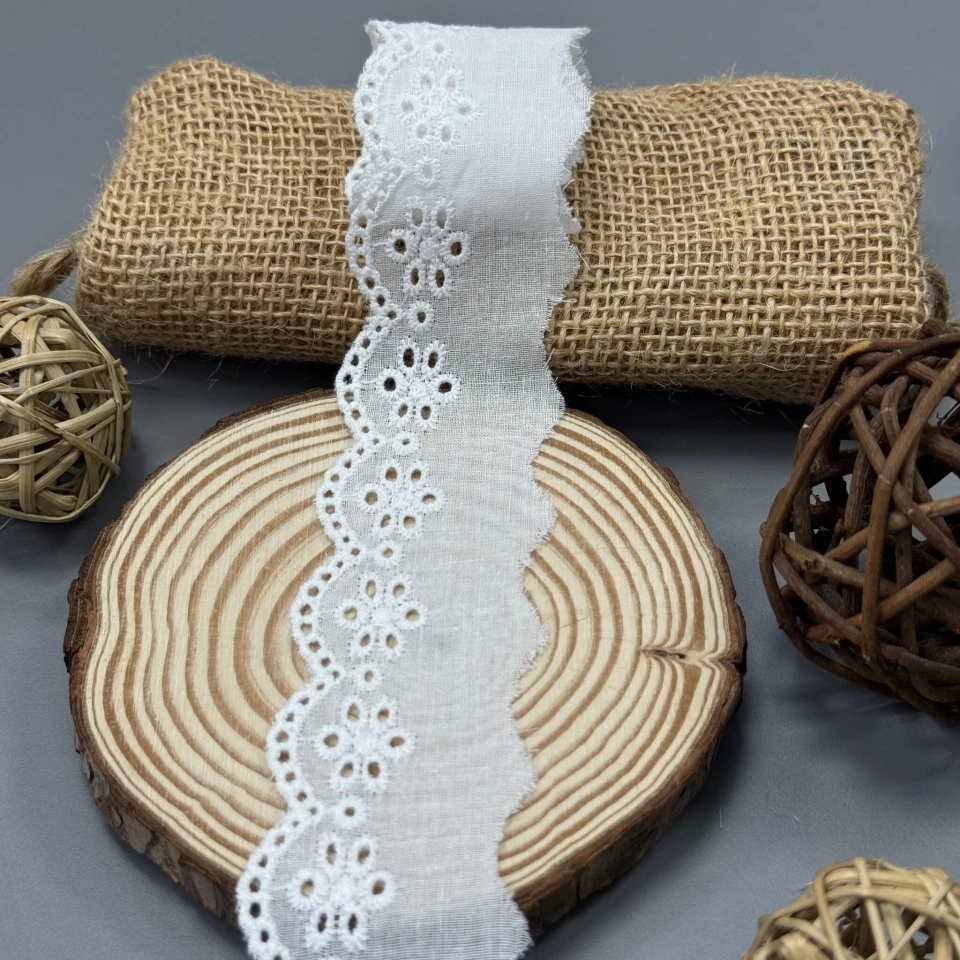 Мереживо прошва 7060 (160 ярдів/146,3 м.), Білий