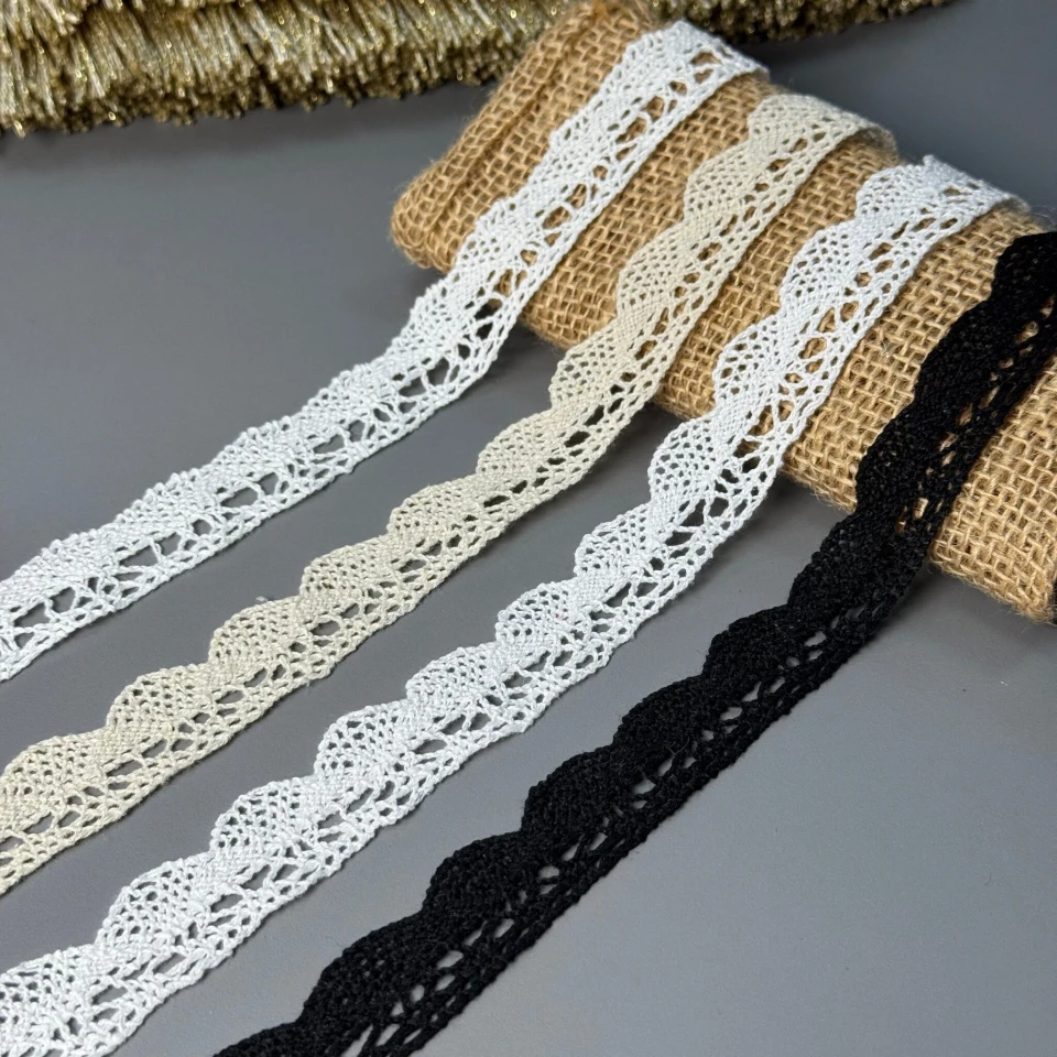 Мереживо макраме 8498 2 см.(300 ярдів/274,3 м.), білий