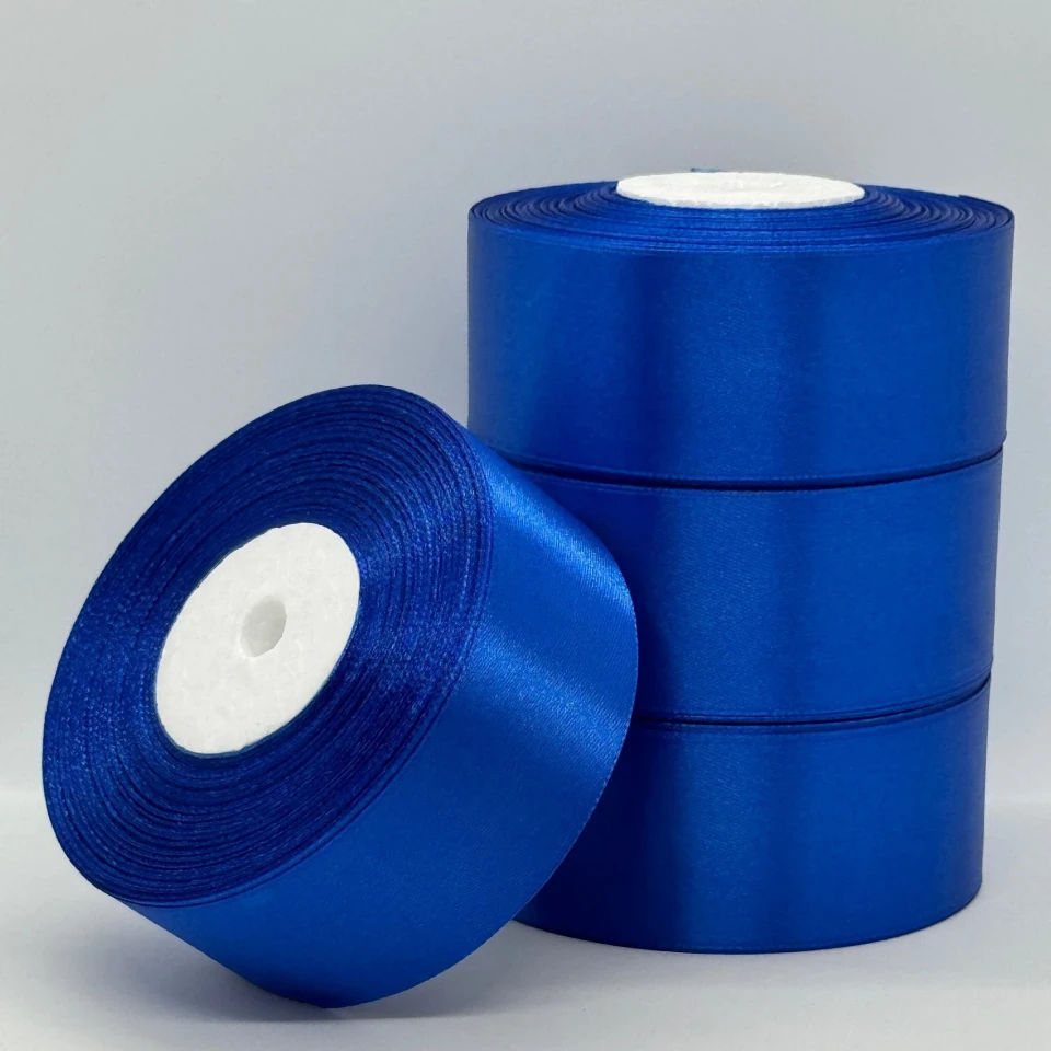 Лента атласная 4 см (5*36 ярдов), 40 синий