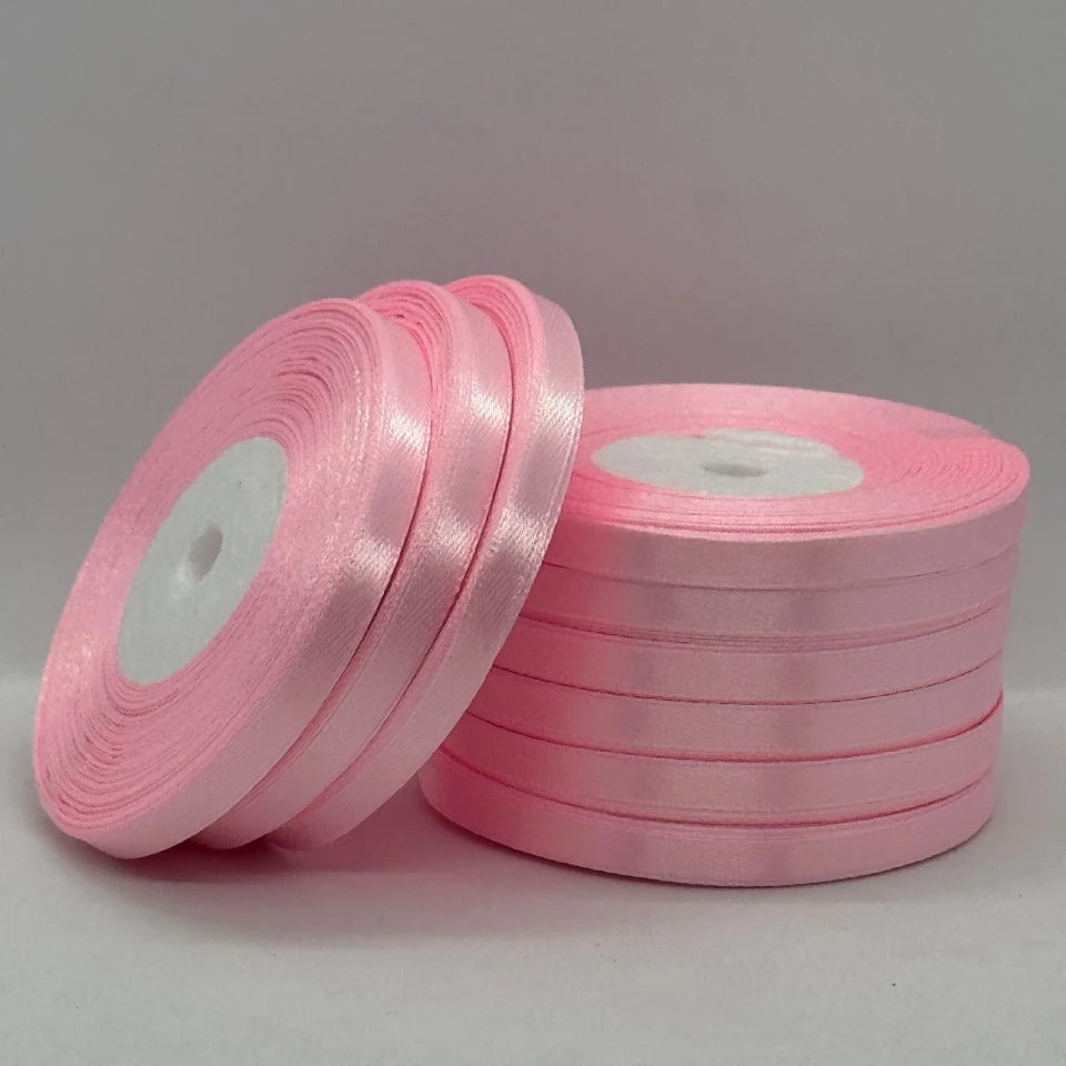 Стрічка атласна 0.6 см (10*36 ярдів), 04 французька троянда