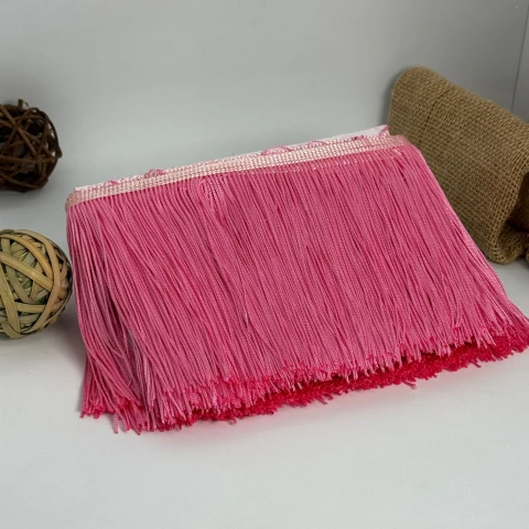 Бахрома танцювальна локшина 15 см (10 ярдів/9,14 м.), 5 рожевий