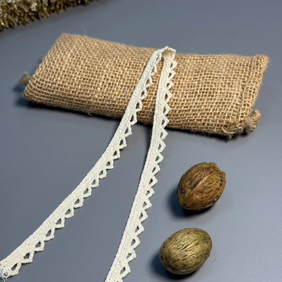 Мереживо макраме А 6381 1см.(300 ярдів/274,3м.), бежевий